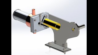 Water Cooled Stirling Engine Sub Assembly 110 [upl. by Aynosal]