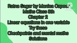 Ratna sagar class 8th chapter 2 try these solutions mathsadda mathssolutions chapter2 [upl. by Johann]