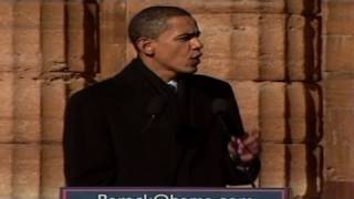 CNN Flashback to 2007 Obama launches presidential bid [upl. by Adelpho420]