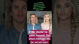 Sav LaBrant Bashes Baby Daddy everleigh thelabrantfamily thelabrantfam labrantfamily fyp fypシ [upl. by Meyers]