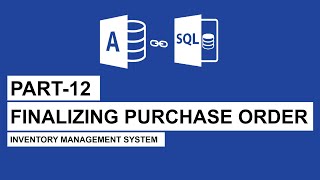 Inventory Management System  Part12  Finalize Purchase Order Form [upl. by Yetnom35]