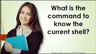 What is the command to know the current shell [upl. by Hsakiv]