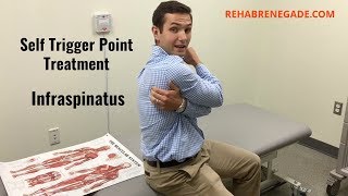 Infraspinatus Trigger Point Treatment Rotator Cuff [upl. by Camille805]