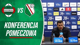 Konferencja prasowa po meczu Radomiak Radom  Legia Warszawa 01 RADOMIAKTV [upl. by Mathur]