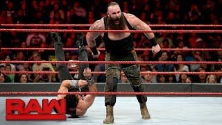 Braun Strowman vs Elias Raw Feb 26 2018 [upl. by Anyrtak]