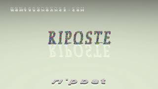 riposte  pronunciation  Examples in sentences and phrases [upl. by Elimaj]