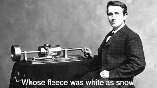 Newly Discovered Thomas Edison 1877 Phonograph Recording FULL VERSION [upl. by Busiek]