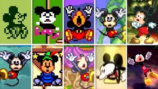 Evolution Of Mickey Mouse  Death Animation amp Game Over 1987  2023 [upl. by Purse]