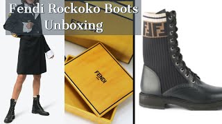 Fendi Rockoko Combat Boots Unboxing [upl. by Questa903]