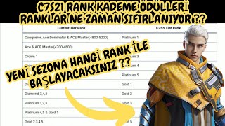 SON DAKİKA RANKLAR SIFIRLANIYOR  C7S21 RANK KADEME ÖDÜLLERİ VE GELİŞ TARİHİ PUBG MOBİL RANK TABLOSU [upl. by Lunna]