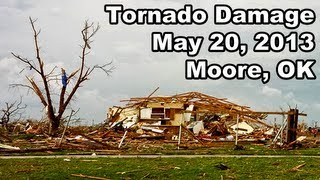 Oklahoma Tornado Damage Moore Oklahoma  May 20 2013 [upl. by Tnomal]