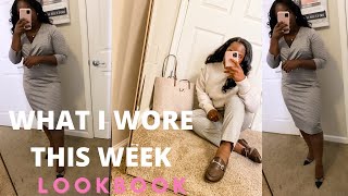 WHAT I WORE TO WORK AS AN ACCOUNTANT WORK OUTFIT IDEAS [upl. by Ycnalc]