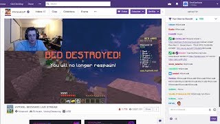 A Twitch streamer calls me out for HACKING in Bedwars LIVE [upl. by Eiralam779]