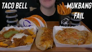 ASMR TACO BELL MUKBANG FAIL GRILLED CHEESE BURRITO MEXICAN PIZZA NACHOS AND NACHO FRIES [upl. by Bohrer]