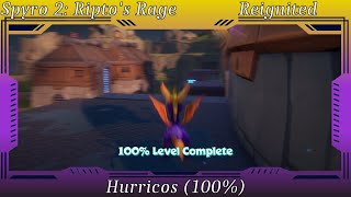 Spyro 2 Riptos Rage  Hurricos 100 [upl. by Sokcin806]