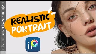 Ibis Paint X Tutorial Realistic Digital Painting Process [upl. by Aileduab]