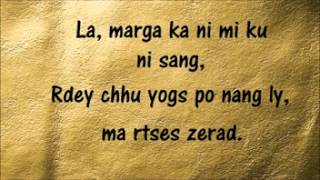 Ladakhi folk songs Wakhay Dakbulyrics Mulbekh [upl. by Reppiks]