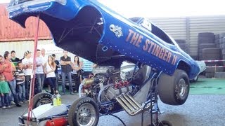 Dragster engine start up [upl. by Giliana]