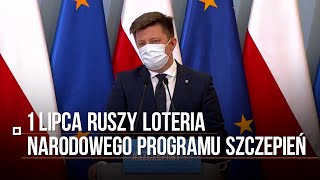 Koronawirus w Polsce 1 lipca ruszy Loteria Narodowego Programu Szczepień [upl. by Clarabelle]