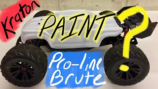 How to paint ProLine Brute Bash Armor ARRMA KRATON [upl. by Virg]