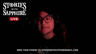 The faceless visitor and more spooky stories  Stories With Sapphire LIVE  Scary Story Time [upl. by Seldon]