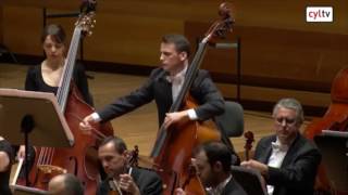 Julio Pastor y Marianne Ten Voorde Double Bass solo Variaciones de AGinastera op23 [upl. by Cioffred141]