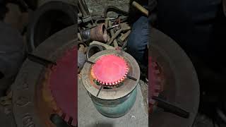 Annealing copper sheet coppersmith restoration annealing [upl. by Nnayrrehs884]