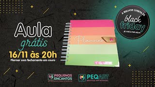 Aula Grátis  Planner com fechamento em couro artesanato blackfriday [upl. by Afas263]