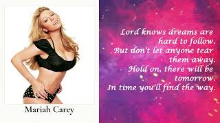 Mariah Carey  HERO lyrics [upl. by Elleirad283]