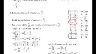 MHF4U Unit 4 Test Review Solutions Trigonometry [upl. by Ellecram]