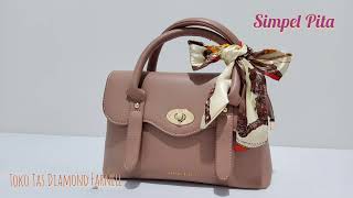 Tutorial Cara Pasang Syal Pita  Selendang Satin Mini Tas  Twilly Scarf Bag Bagian 2 [upl. by Oiramrej384]