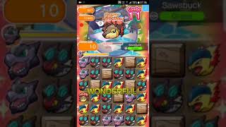 Pokemon Shuffle Mobile Main Stage 627 Sawsbuck Autumn Form S Rank ITEMLESS『ポケとる スマホ版』 [upl. by Odnumyar]