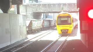 Ferny Grove SMU241 Departing Fortitude Valley Train Station Platform 2 [upl. by Eliot]