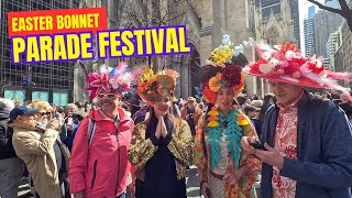 🦋👒Easter Parade and Bonnet Festival NYC Highlights 🐰NYC Easter Bonnet Parade 2024 [upl. by Mozes287]