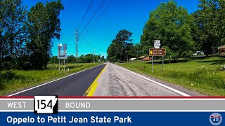 Revisited Arkansas Highway 154 Oppelo to Petit Jean State Park  Drive Americas Highways 🚙 [upl. by Tormoria]