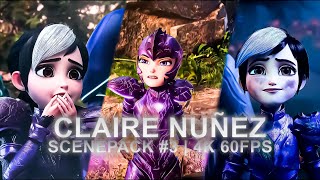 Trollhunters Rise of Titans  Claire Nuñezs Scenepack 3  4K 60FPS [upl. by Hairam]