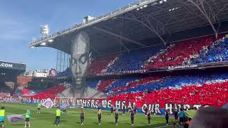 CPFC fans pay tribute to Maxi Jazz [upl. by Kalman]