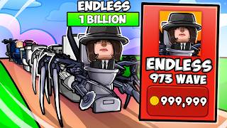 I FINALLY Beat ENDLESS MODE in Toilet Tower Defense [upl. by Arodoeht]