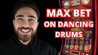 Lets See What 100 Can Get Us With Max Bet on Dancing Drums Slots [upl. by Schwenk]