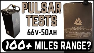 Chi Battery Pulsar 66v50ah EcoSport Range Test Top Speed Weight amp More [upl. by Milstone]