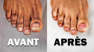 Tuto VERNIS SEMIPERMANENT Pieds  Comment faire une PÉDICURE Parfaite [upl. by Bran]