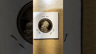 2019 s proof dollar the back Native American follow coin subscribe shorts shortvideo viral [upl. by Zetes]