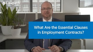 What Are the Essential Clauses in Employment Contracts [upl. by Ennaxxor]