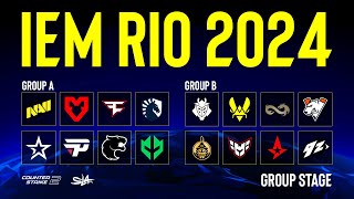 Day 1  IEM Rio 2024  Group Stage  КРNВОЙ ЭФИР [upl. by Deni]