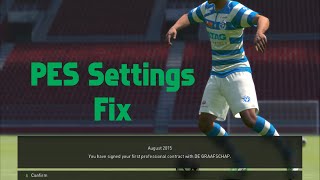 How To Open PES 2016 Settings That Refuses To Open [upl. by Fenner765]