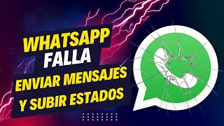 Whatsapp ESTA CAIDO No se puede enviar Audios ni Estados No toques Nada [upl. by Shiroma]