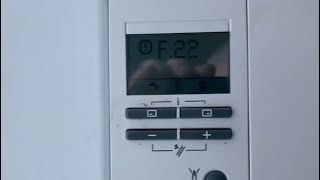 Vaillant boiler F22 error code– How to fix by repressurising [upl. by Nahguav]