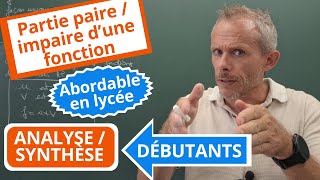 PARTIE PAIRE partie impaire dune fonction L1sup [upl. by Ocihc467]