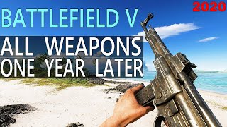 Battlefield V  All Weapons One Year After Release BFV 2020  All New Guns [upl. by Sybilla478]