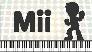 Synthesia Piano Tutorial Wii Channels  Mii Channel [upl. by Yliak91]